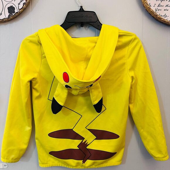 Boy’s Pikachu Hooded Jacket Size 7 - Picture 9 of 10